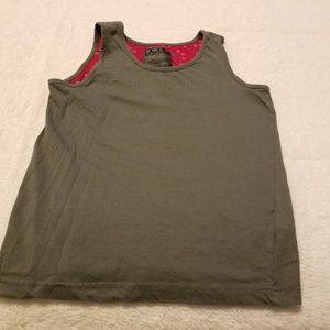 Drill Clothing Co Boys Small Army Green Tank Top